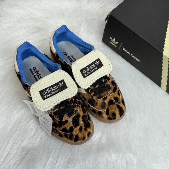 Adidas  Wales Bonner Samba Pony Leopard Print - Picture 1 of 6